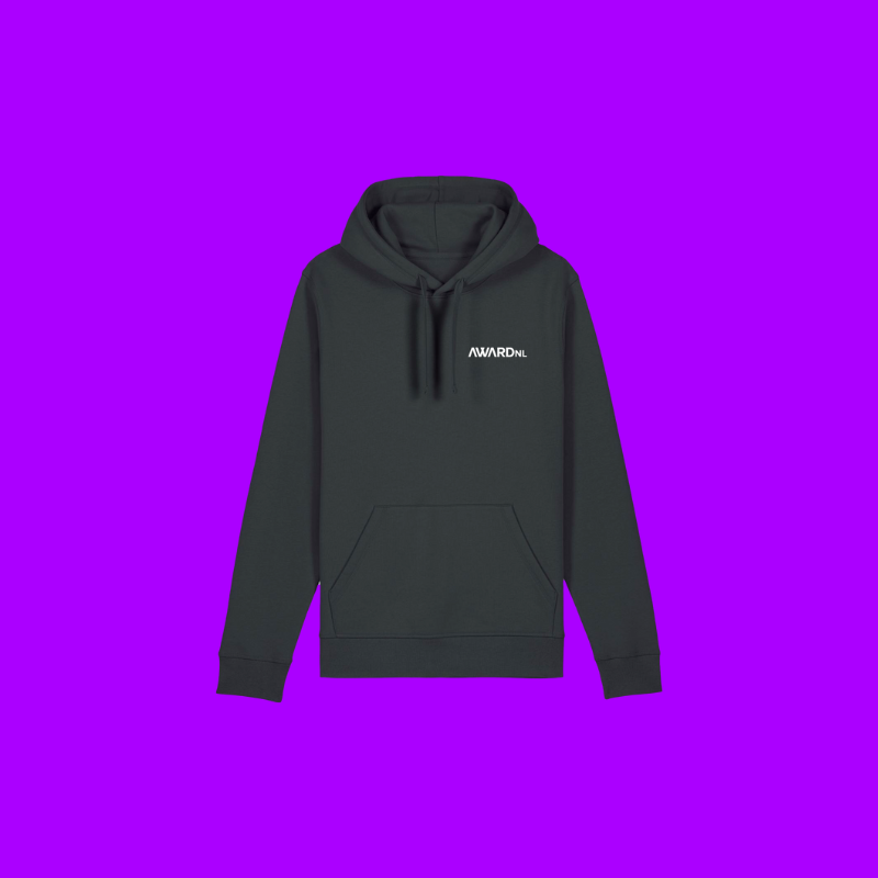 Hoodie - Smiley - Zwart