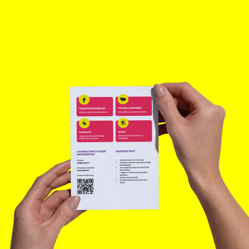 Flyer jongerenwerving